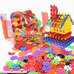 Beautyer Brain Flakes 100 Piece Interlocking Plastic Disc Set Creative and Educational Alternative to Building Blocks for Kids  B07H3KT3CG